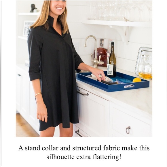 TUCKERNUCK ✨ Khaki Brown/Olive Charlie Shirt Dress ✨ 3/4 Sleeves ✨ Size M - Picture 10 of 14